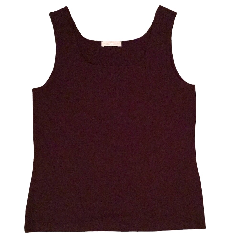 Le Tricot Perugia | Brown Sleeveless Top